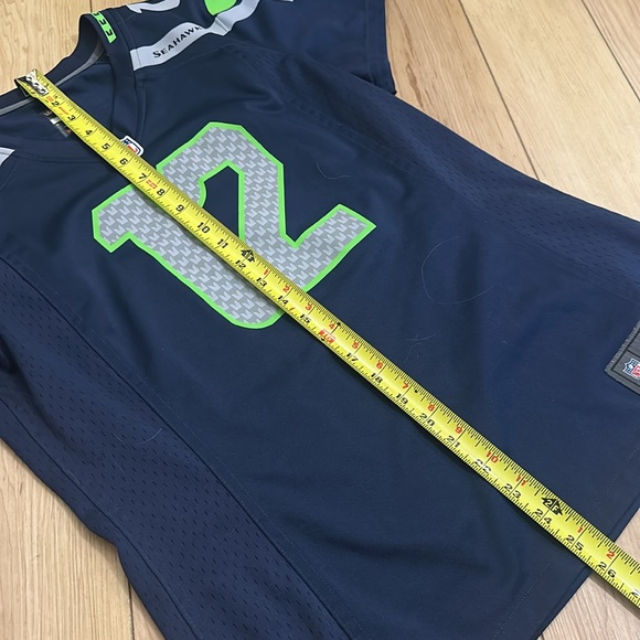 NFL Nike On Field Seattle Seahawks Jersey Blue Medium - Picture 8 of 9